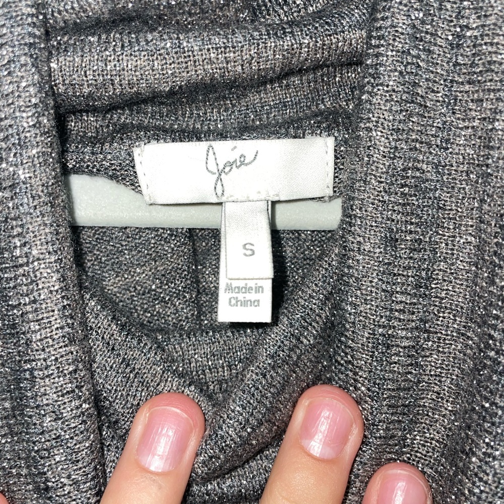 Sparkly joie grey sweater. Size small womens.